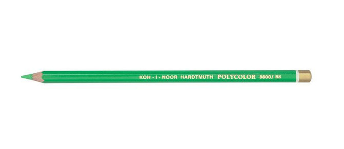 Олівець художній "Kooh-i-Noor" POLYCOLOR 3800/58 light green/світло-зелений, шт Київ - фото 1