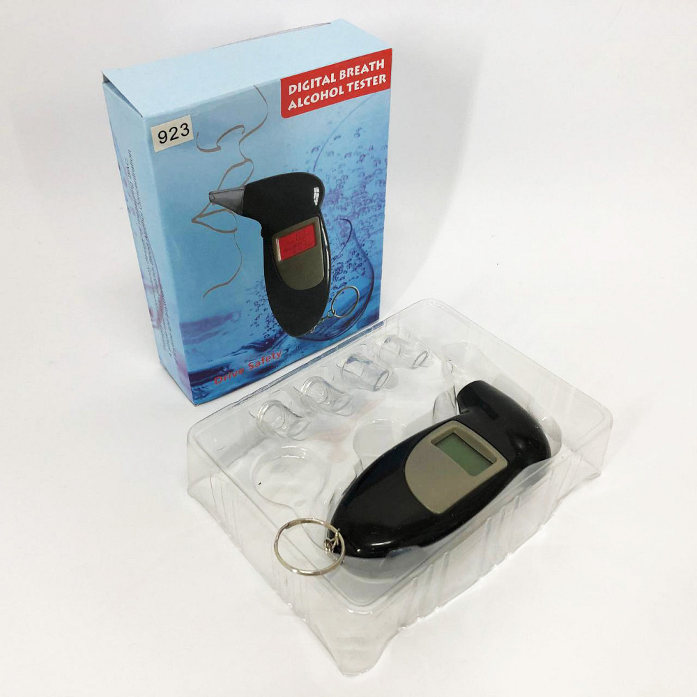 Популярный алкотестер, Электронный алкотестер, Алкогольный тестер с DE-890 цифровым дисплеем Киев - изображение 1