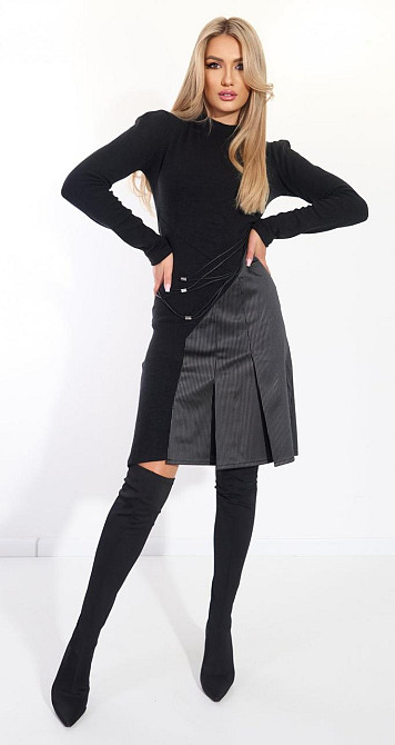 Плаття з ангорки з оздобленням (44) Київ - фото 1