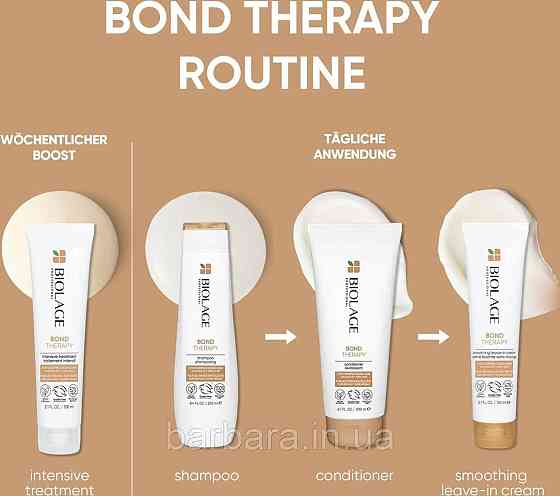 Шампунь кератин для поврежденных волос Biolage Bond Therapy Shampoo Киев