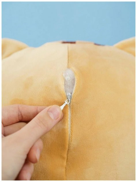 Іграшка обіймашка Кіт Батон, м'яка іграшка антистрес, подушка обіймашка, 70 см, Рижий Київ - фото 7