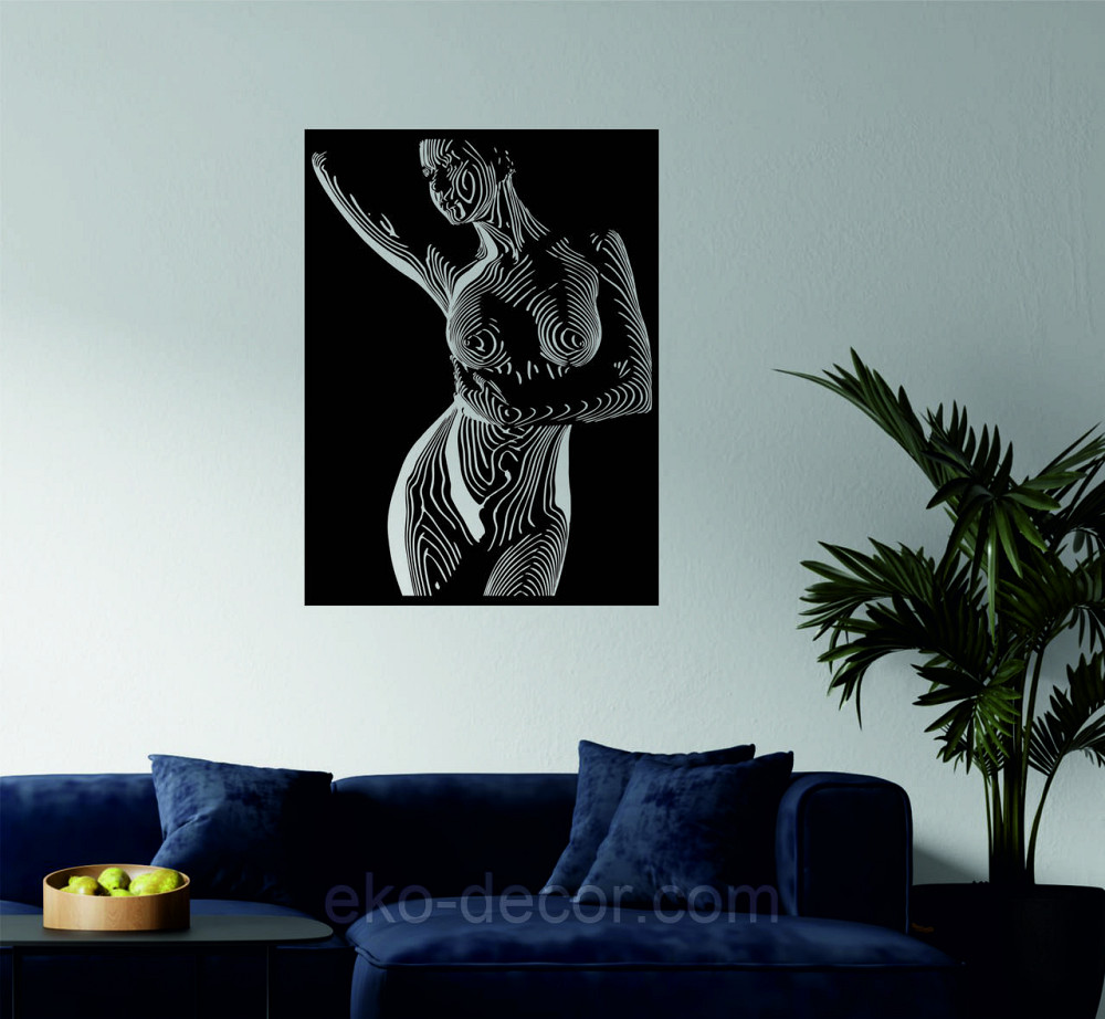 Декоративное настенное Панно «Женское тело», Декор на стену Киев - изображение 2