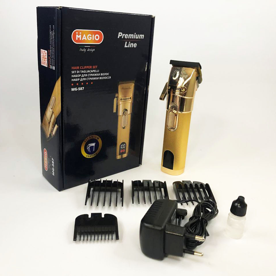 Профессиональная машинка для стрижки волос и бороды MAGIO MG-587, Машинка для стрижки волос хороша JT-96 Львов - изображение 1