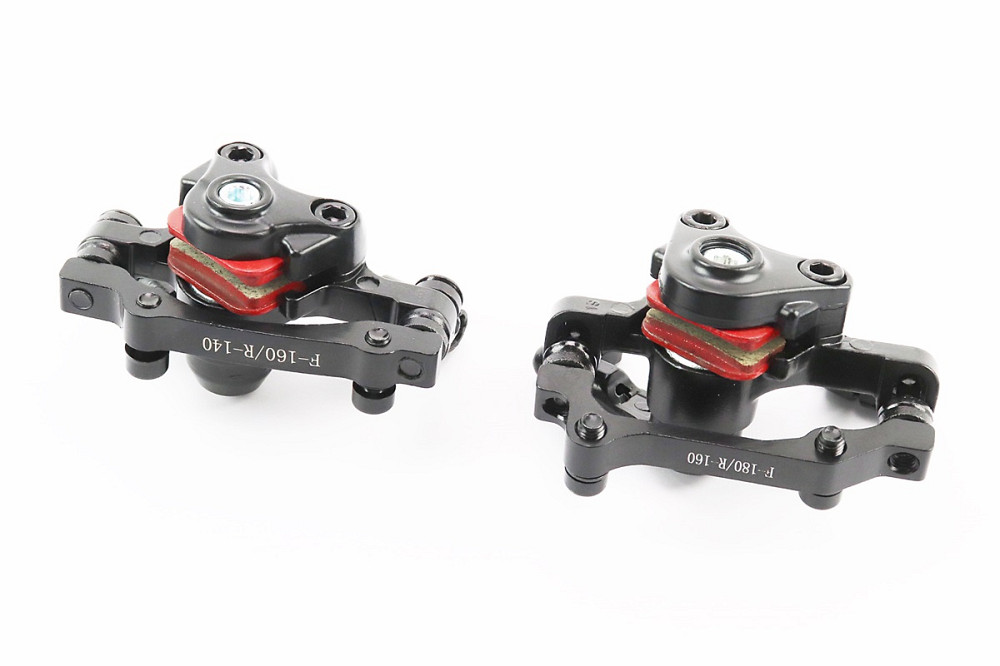 Гальмівні супорти передні (F160/R140мм)+задні (F180/R160мм), чорні BOLI Київ - фото 3