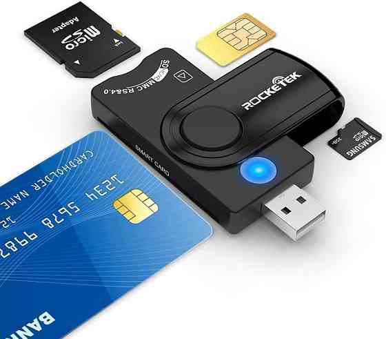 Картридер Rocketek SD HC/XC MMC RS&4.0 Луцьк