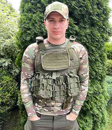 Плитоноска с подсумками Flas (без плит) Оливковый Винница