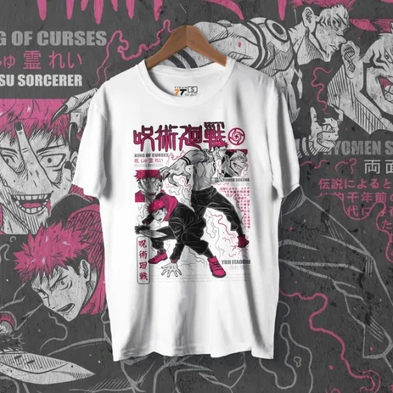 Футболка чоловіча з  принтом Магическая Битва Сукуна 6 WE Розмір 48 Дніпро