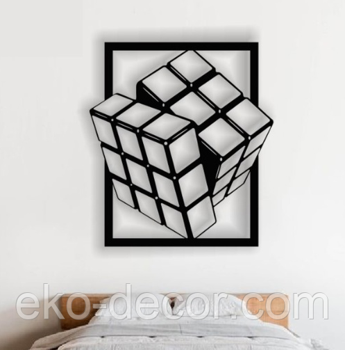 Декоративное настенное Панно «Куб» Декор на стену Киев - изображение 9