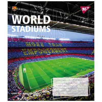 Зошит Yes World stadium А5 48 аркушів клітинка (767114) Вінниця
