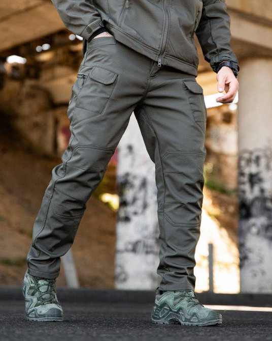 Міські тактичні штани MAXIMUS софтшел light grey ПП7982 Одеса - фото 3