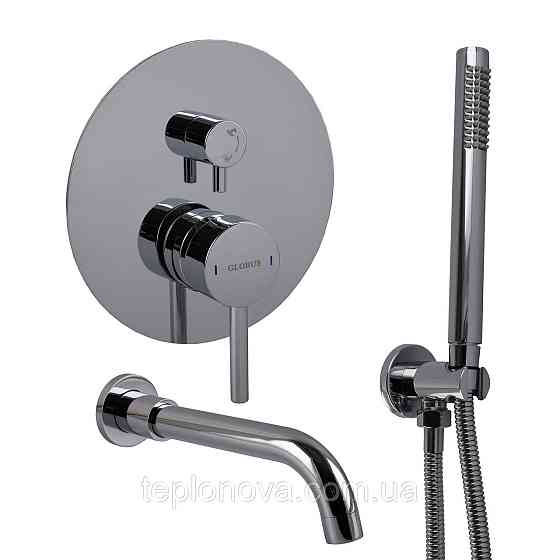 Смеситель для ванны встроенный Globus Lux LAZER Pro  GLPR-202-00-SMART Черновцы