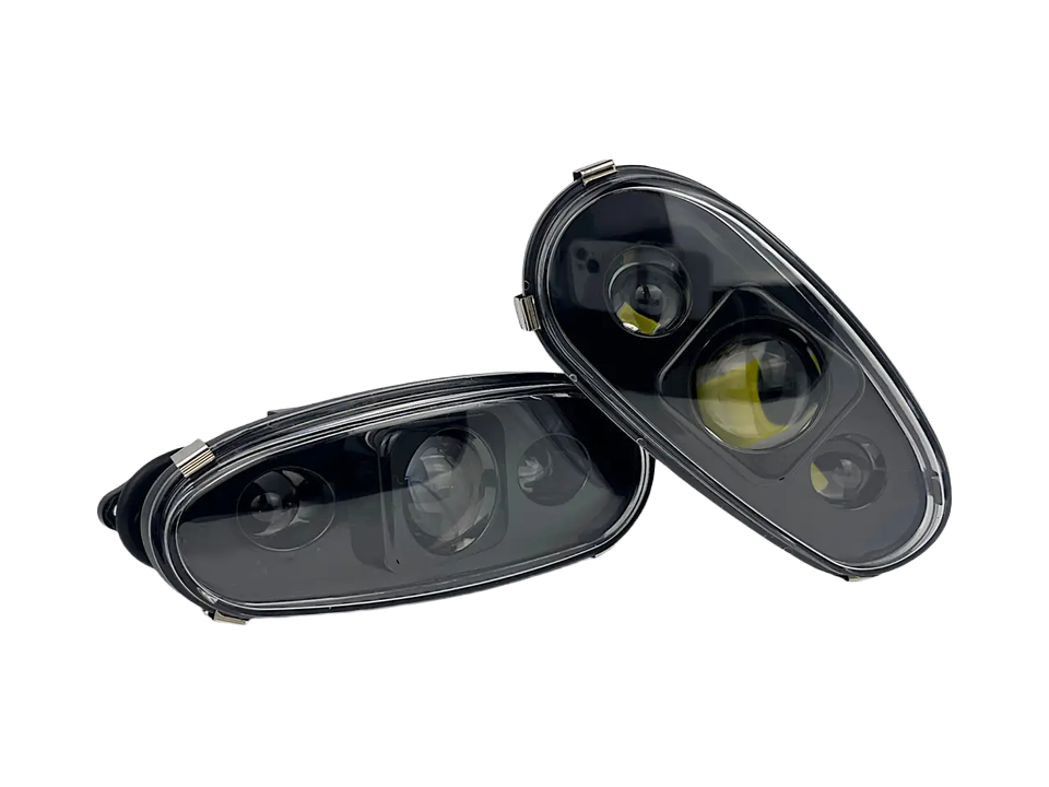 Комплект протитуманних Bi-LED фар для автомобілів Daewoo Lanos, Sens ближнє+дальнє (металевий корпус) Харків - фото 1