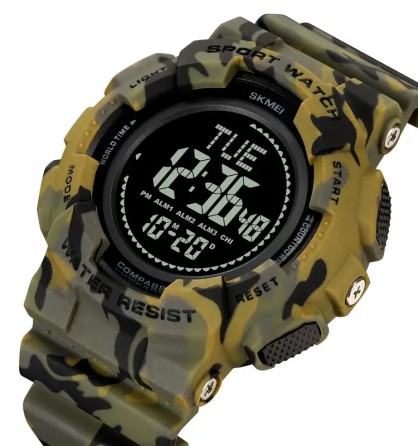Годинник чоловічий спортивний Skmei 2077 з компасом (Камуфляж) Київ