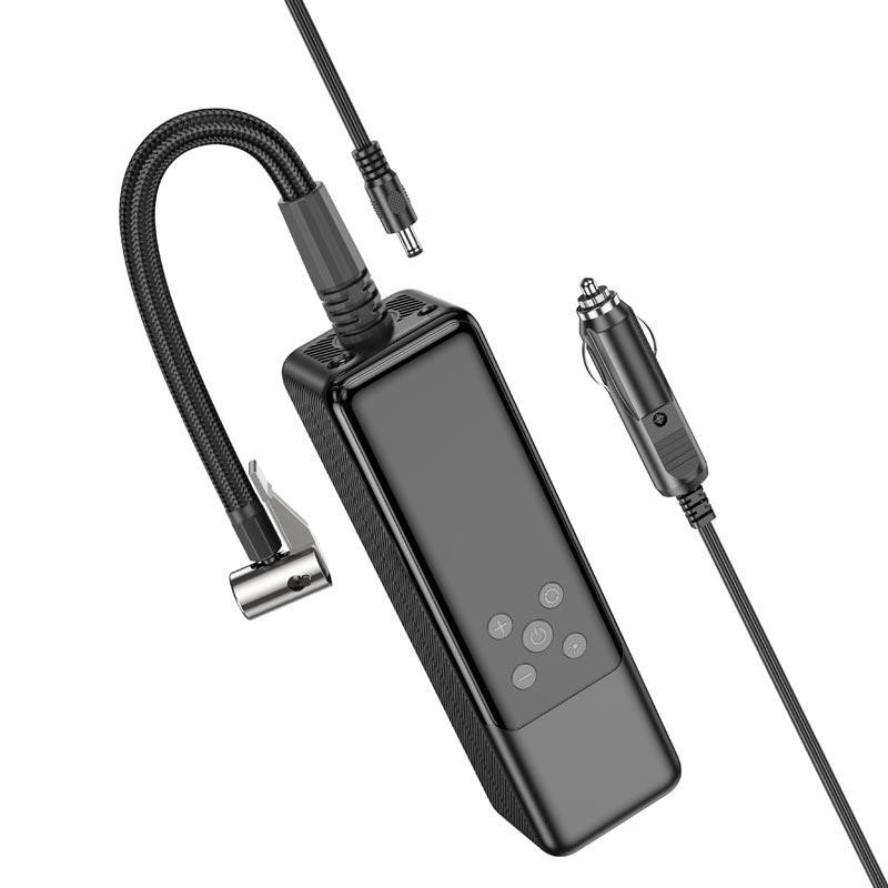 Автомобильный насос HOCO ZP5 May smart air pump Black Одесса - изображение 5
