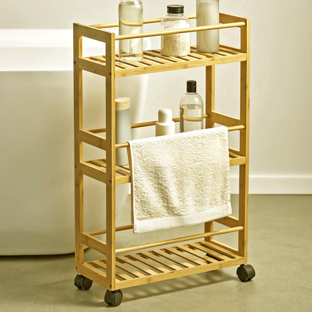 Етажерка для ванної на коліщатах "Тапінокі" каррі Миколаїв - фото 1