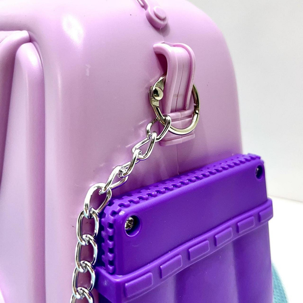 Скарбничка-сейф для дівчинки Сумочка із кодовим замком звук світло Фіолетова (MK 5418) Чернігів - фото 7