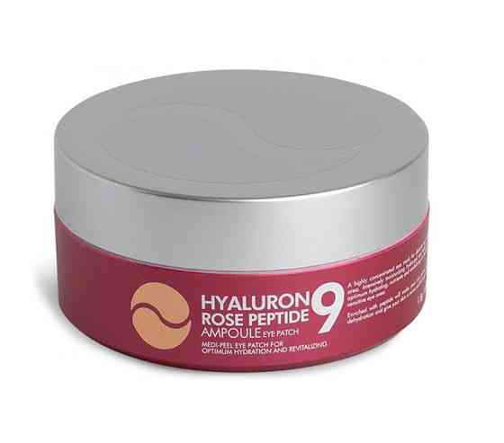 Гідрогелеві патчі з екстрактом троянди і пептидами Hyaluron Rose Peptide 9 Ampoule Eye Patch Medi-Peel 60 шт Вінниця