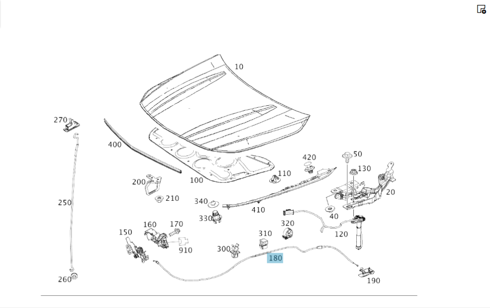 Mercedes-Benz  A2468800059 Трос замка капота CLA Shooting Brake X117 CLA C117 GLA X156 A-class W176 B-class W242 B-class W246 Одесса - изображение 2