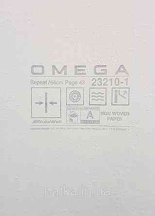 Шпалери вінілові на флізеліні AdaWall Omega1.06х10 під штукатурку коркова корга дерева білі з глянцем 23210-1 Київ