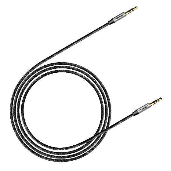 Аудiо-кабель Baseus Yiven Audio Cable M30 1M Silver+Black Київ