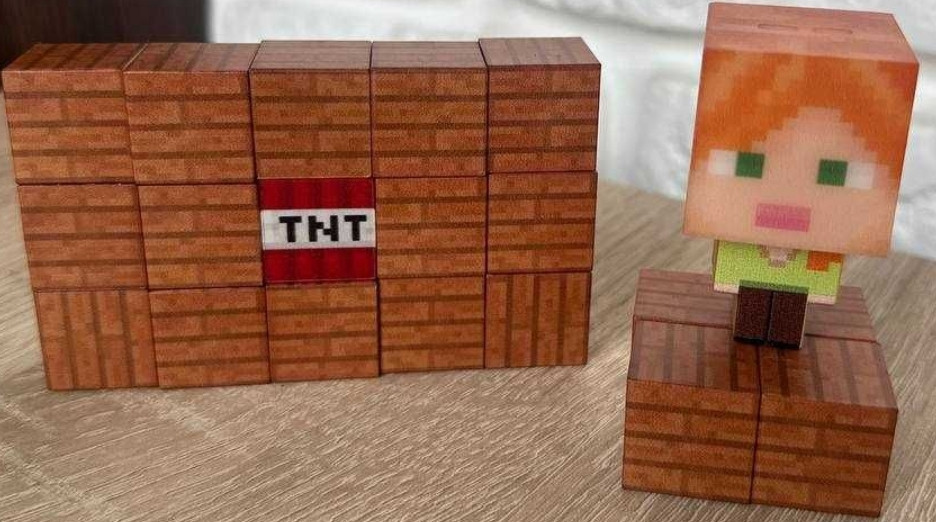 Магнітний конструктор майнкрафт / конструктор minecraft. Киев - изображение 4