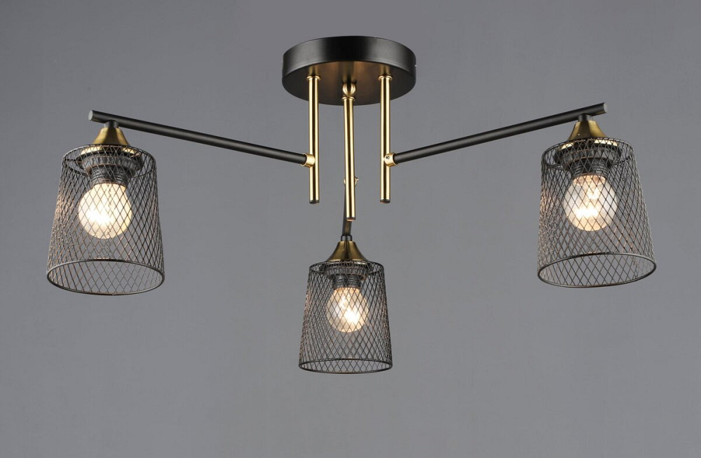 Підвісна люстра B A4437/3 BK+COP Коломия - фото 1