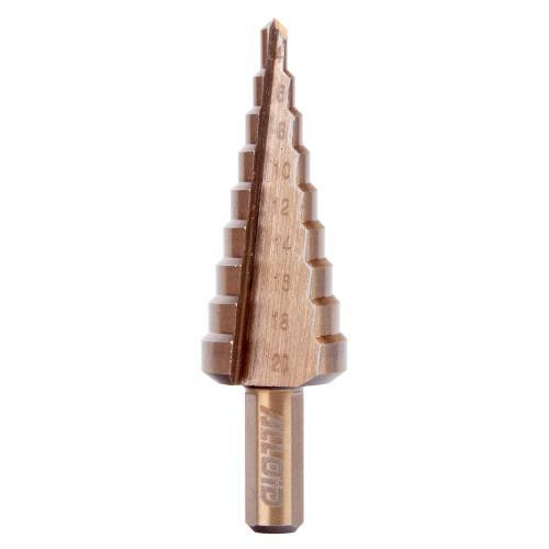 Alloid Pro. Свердло ступеневе по металу кобальтове Р6М5К5, 4-20мм Одесса - изображение 2