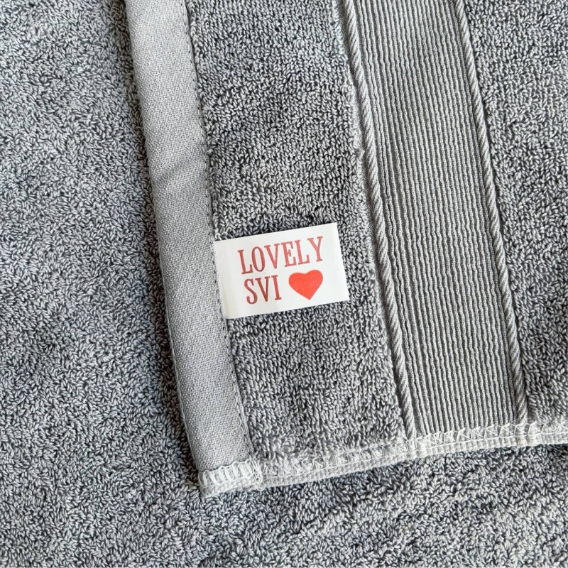 Набір Рушників Махрових для рук і обличчя (Бавовна) Lovely Svi 4 шт: 50 x 90 см Сірий (480523) Київ - фото 3