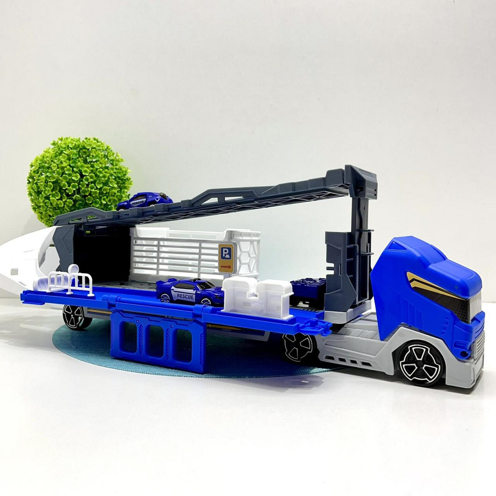 Трейлер-гараж довжина 43 см транспорт 4 шт (P924-A) Чернігів - фото 2