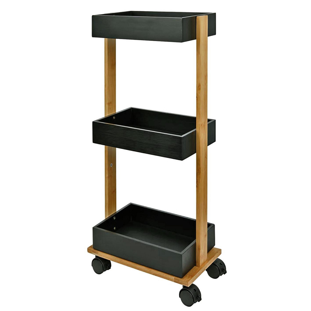 Этажерка для ванной на колёсиках 