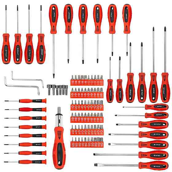 Набір викруток і біт JBC 100 предметів, на пластиковому стенді JBC-10100 Одеса
