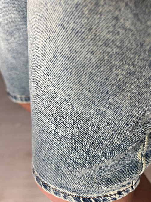 Шорты женские джинсовые Liana 447 бермуды высокая посадка стрейч с ремнем голубые, голубой, 26, 26, 73 см, 104 см Киев - изображение 18