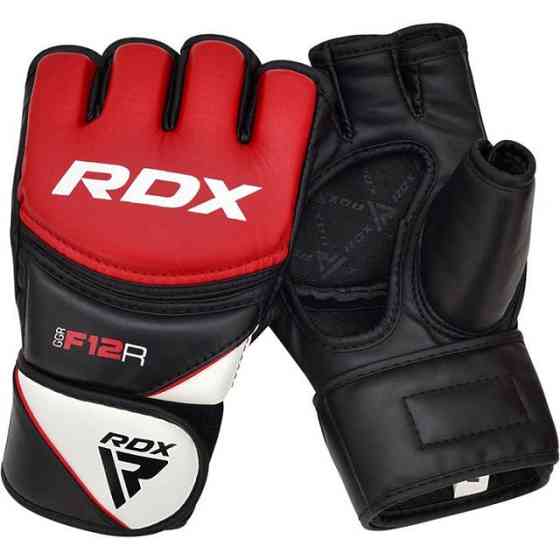 Рукавиці для ММА RDX F12 GGRF Red S (капа в комплекті) Кам'янське