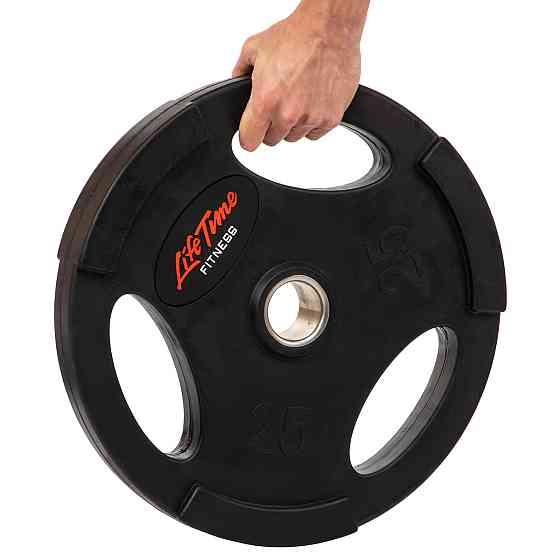 Диск прогумований 25 кг 51 мм LIFE-80154B-25 Київ