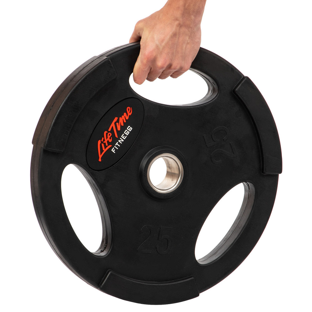 Диск прогумований 25 кг 51 мм LIFE-80154B-25 Київ - фото 1