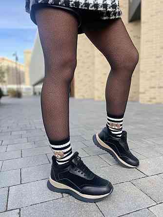 Ditas Кросівки жіночі DITAS MK-15 чорні (зима, шкіра+замша натуральна) (5310) 38р.39р.40р. 39 Коломия