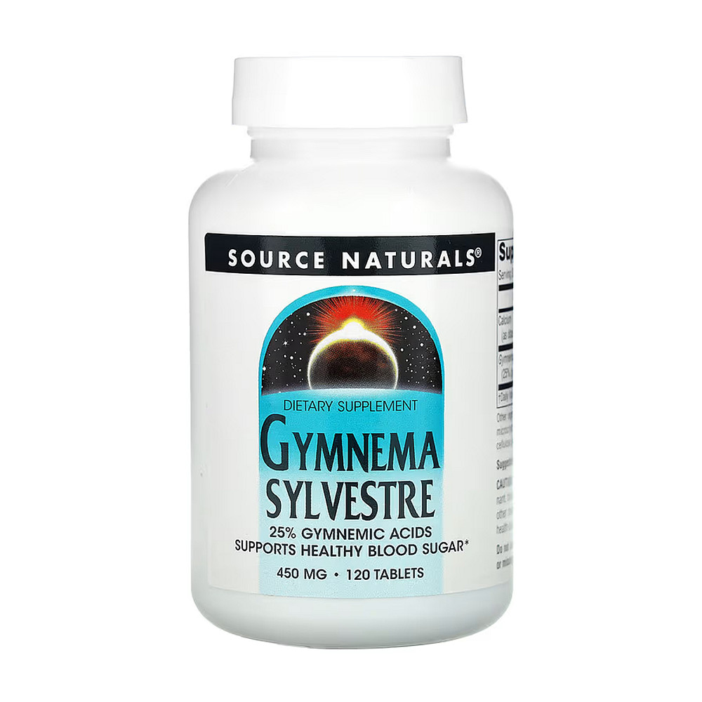 Екстракт джимнеми Source Naturals Gymnema Sylvestre 450 мг 120 таблеток Луцьк - фото 1