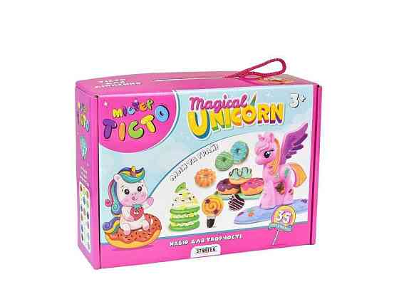Набор для творчества Мистер тесто Magical Unicorn на украинском языке 41021 ТМ STRATEG Киев