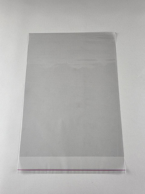 Пакеты БОПП с клейкой лентой прозрачные 25*35+4\25мк +скотч (1000 шт) Харьков - изображение 1