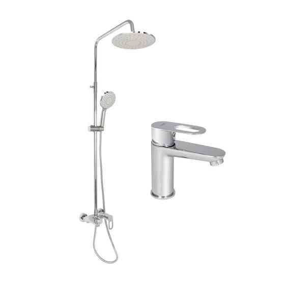 Набор смесителей Latwa 001 + Latwa 1030 Chrome Киев