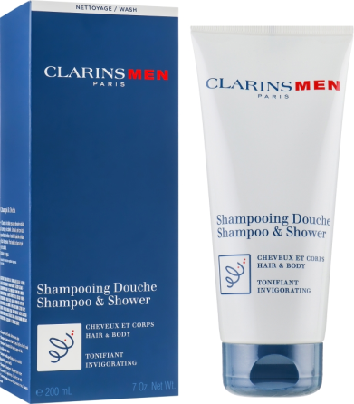 Шампунь-гель для волосся і тіла Clarins Men Shampoo & Shower 200ml Слов'янськ