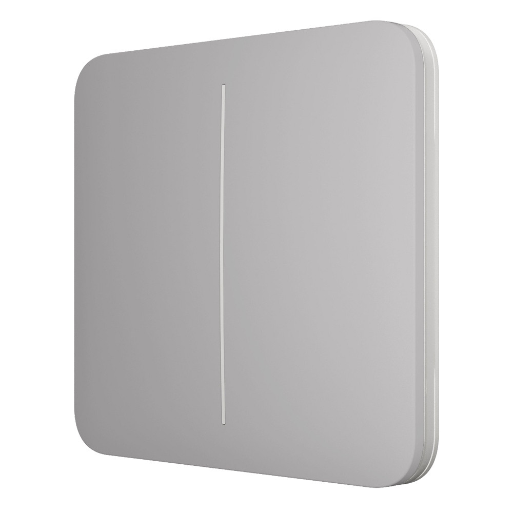 Кнопка Ajax SoloButton (2-gang) fog для двоклавішного вимикача Киев - изображение 1