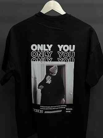 Футболка WIFEY, ONLY YOU, MY GIRLFRIEND з власними фото та текстом | Персоналізований дизайн Чернівці