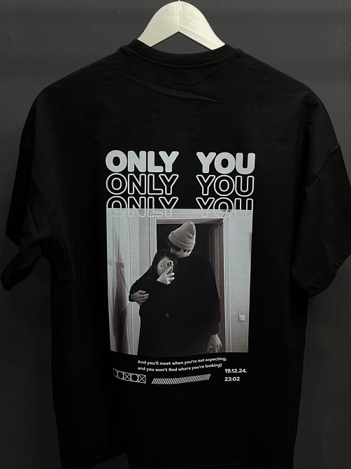 Футболка WIFEY, ONLY YOU, MY GIRLFRIEND с личными фото и текстом | Персонализированный дизайн Черновцы - изображение 4
