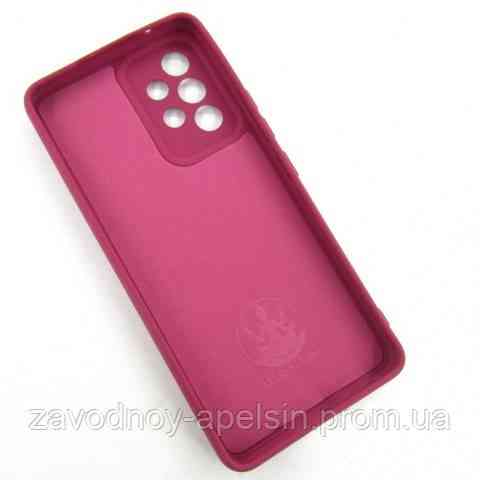 Samsung A53 A536 Чохол силіконовий Захист камери (бордовий) Одеса