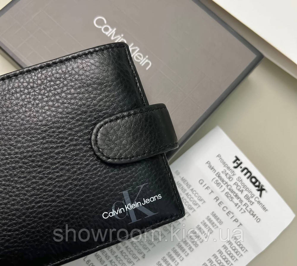 Мужское кожаное портмоне с зажимом (2101) подарочная упаковка Киев - изображение 2