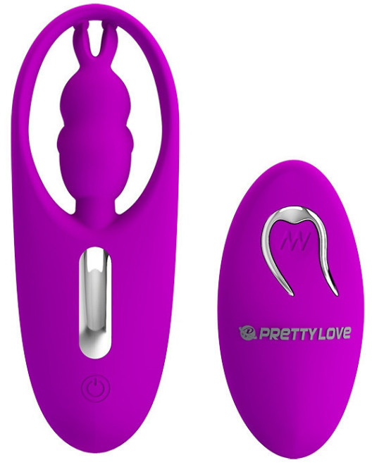 Вибро-стимулятор зайчик с пультом ДУ Pretty Love - Wild Rabbit, BW-022071ZW Sex Aura Киев - изображение 4
