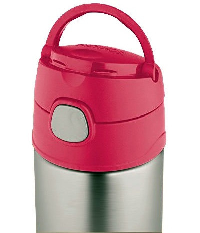 Дитяча Термофляга з трубочкою для напоїв 355 мл Thermos "FUNTAINER" (12001B) Нержавіюча сталь Нововолинськ - фото 3