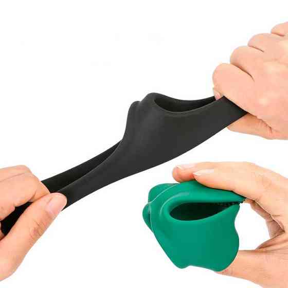 Двойное эрекционное кольцо со стимуляцией промежности - Зеленый Винница