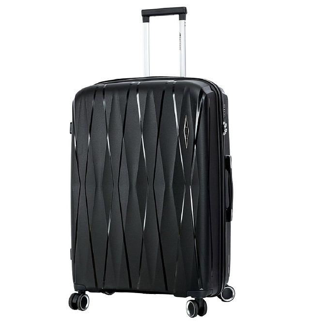 Валіза поліпропіленова MADISSON 51103 велика 77 см чорна Київ - фото 1